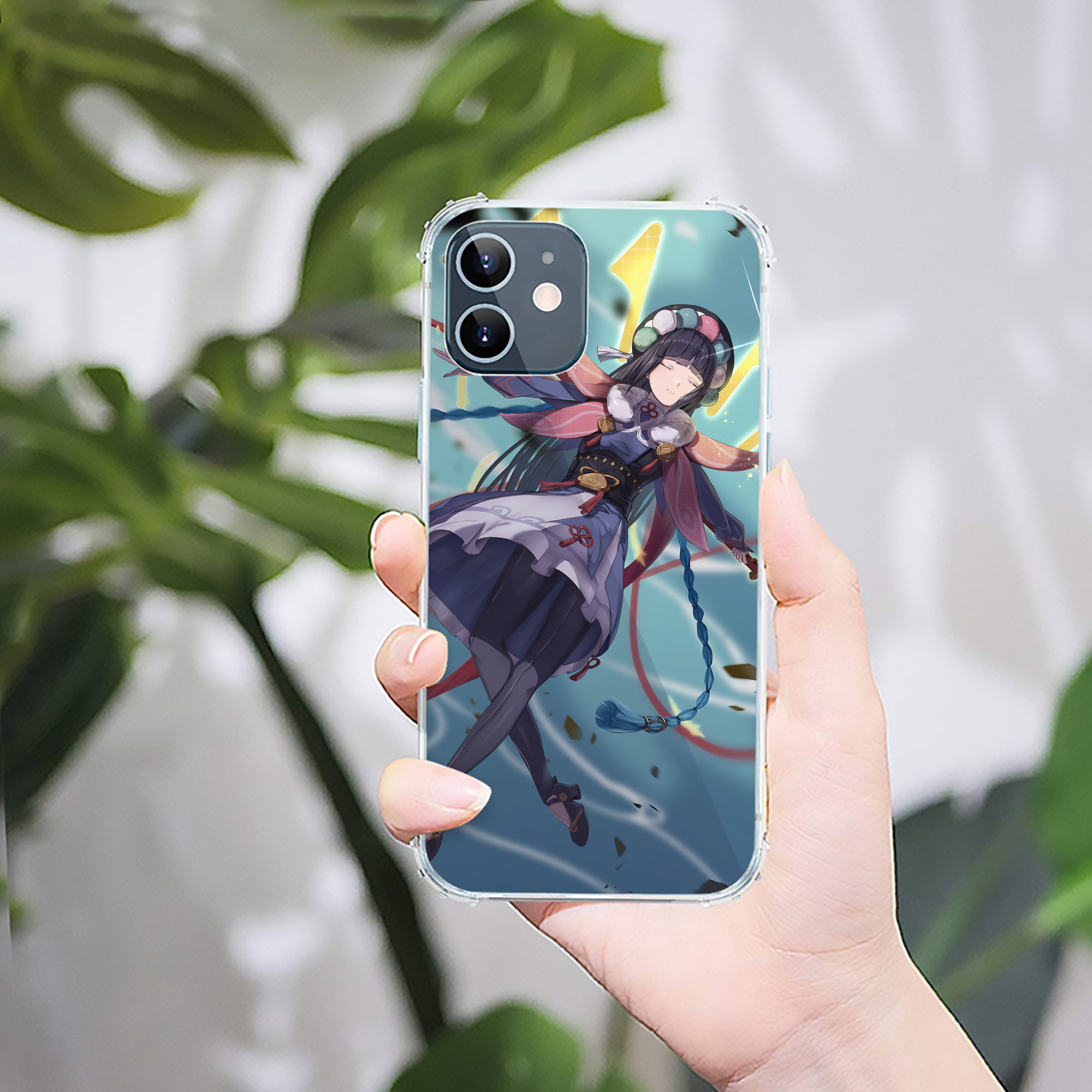 げんし神 genshin 【iPhone 12シリーズ対応】透明スマホケース（クリアソフトケース）